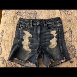 American Eagle High Rise Shortie Short